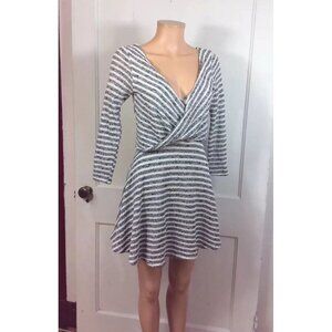 Free People Stripe Dress Womens Medium